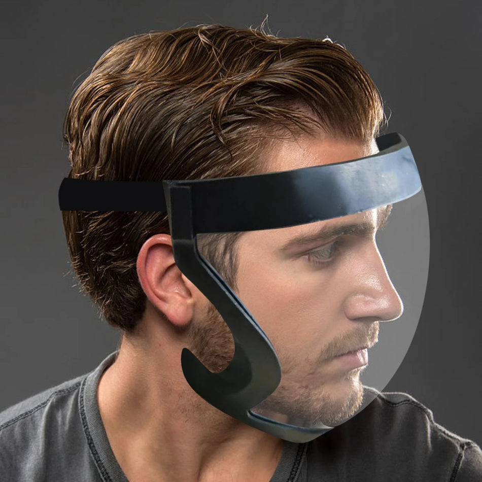 Transparent Full-Face LED Mask with Edge Trim (LED Face Mask)