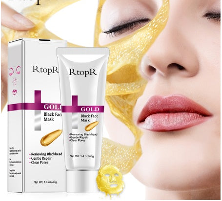 Gold & Black Facial Mask (AHA Exfoliating Mask)