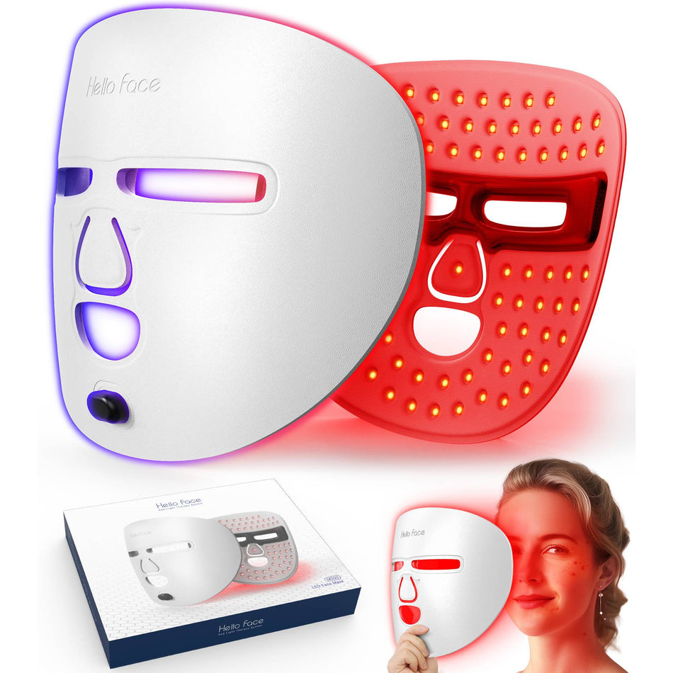 Red Light Therapy LED Face Mask for Home & Travel (LED Face Mask)