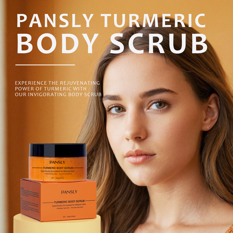 Turmeric Body Scrub Cream 200g – Exfoliating & Bath Two-in-One (Exfoliating Body Scrub)