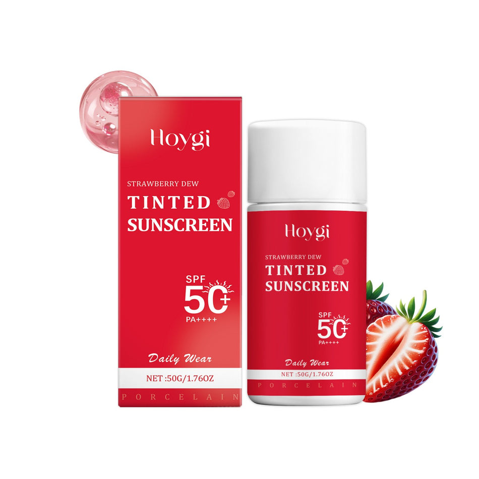 Strawberry Dew Tinted Sunscreen (SPF50 Face Sunscreen)