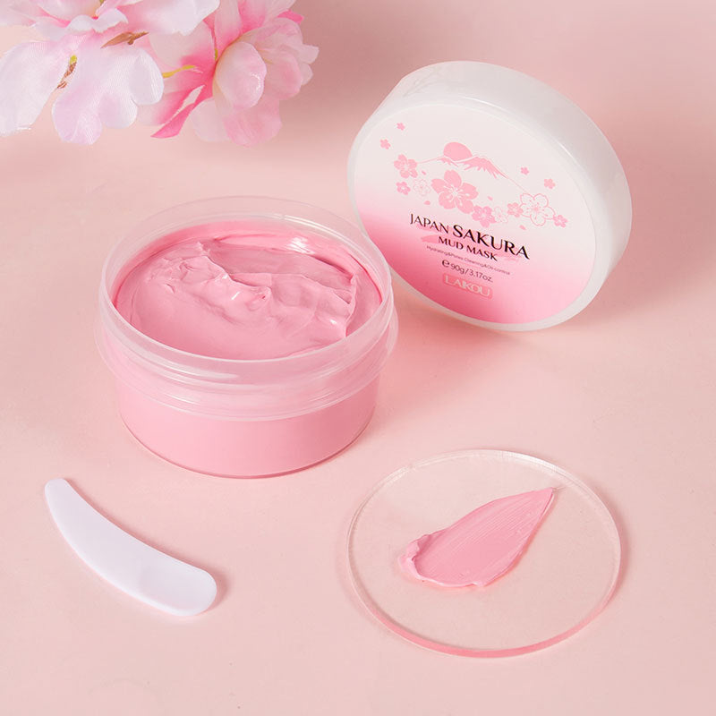 Cherry Blossom Mud Mask – Hydrating & Cleansing (Sheet Mask Hydrating)