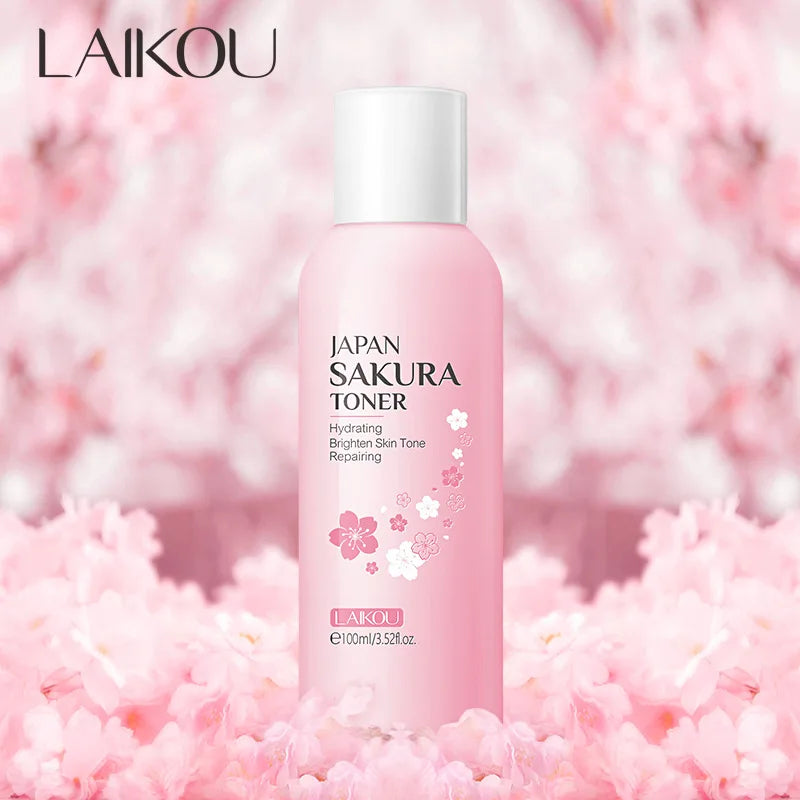 LAIKOU Cherry Blossom Face Tonic (Rose Water Toner)