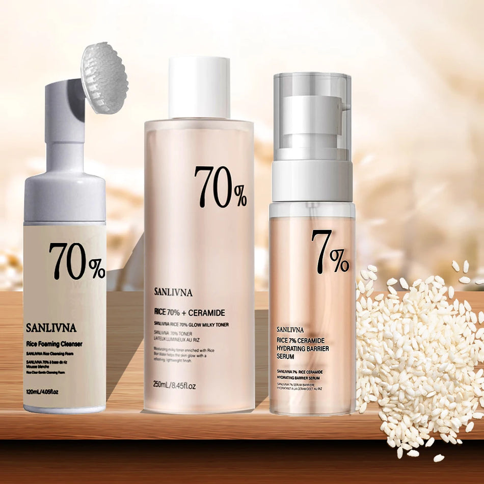 Rice 70% Niacinamide Hydrating Skincare Set (Niacinamide Toner)