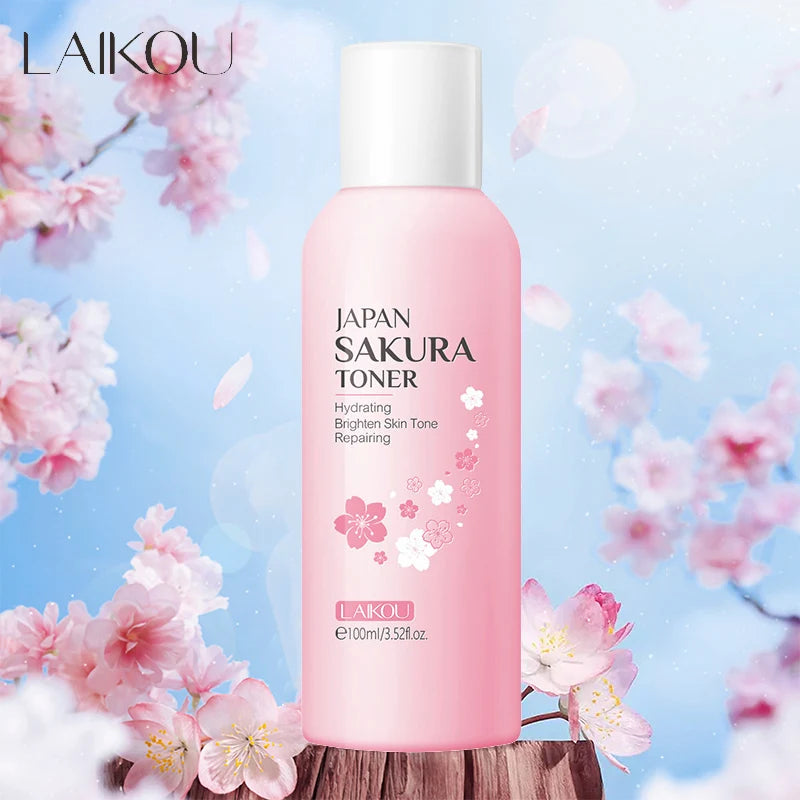 LAIKOU Cherry Blossom Face Tonic (Rose Water Toner)