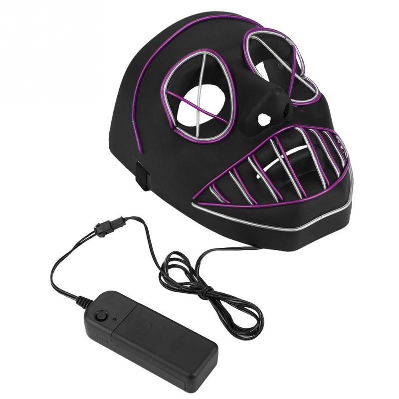 Glowing Halloween Party Face Mask (LED Face Mask)