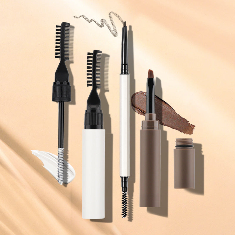 3-Piece Gel Cream Eyebrow Pencil Set (Hydrating Gel Cream)